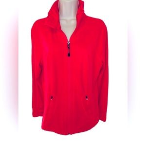 Tangerine- Size Medium Jacket-Like New-Bright neon type pink- Zip-up Fitted